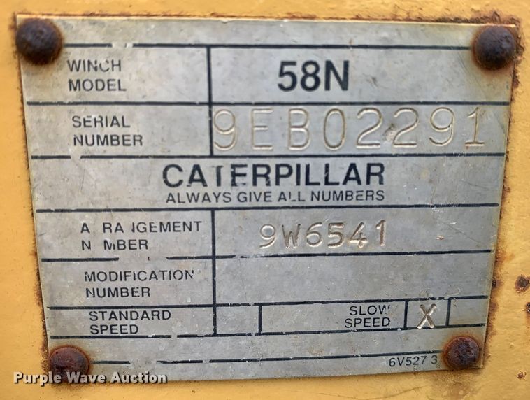 image for item LI9102 Caterpillar 58N  winch