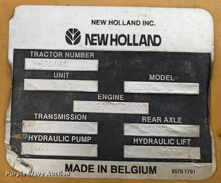 image for item LI9107 New Holland 445D  landscape tractor