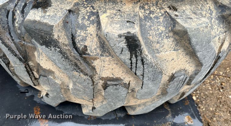 image for item LN9108 (4) Case 12-16.5 skid steer tires and wheels