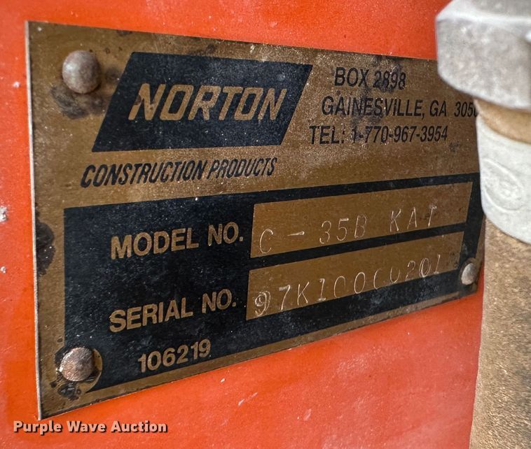 image for item LP9819 Clipper C-35B  concrete saw