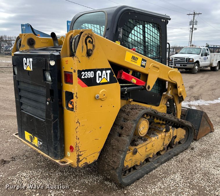 image for item LP9836 2016 Caterpillar 239D  tracked skid steer loader