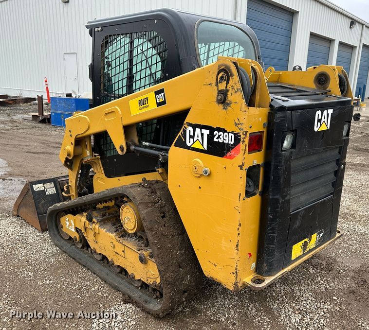 image for item LP9836 2016 Caterpillar 239D  tracked skid steer loader