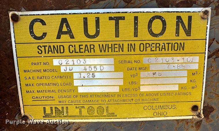 image for item LT9107 (2) backhoe buckets