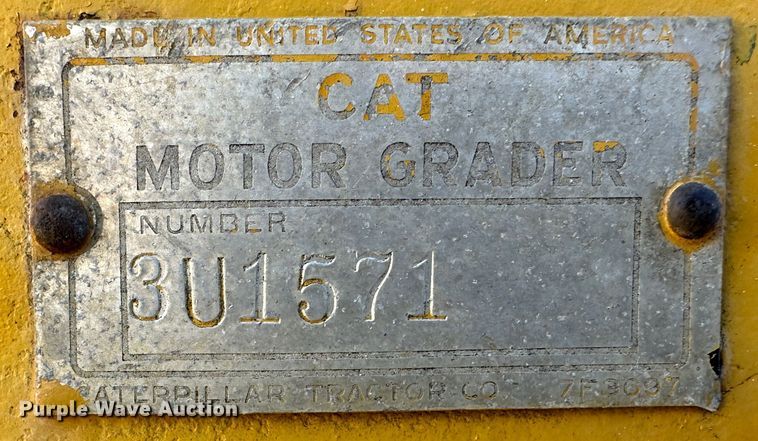 image for item LT9129 Caterpillar 112  motor grader