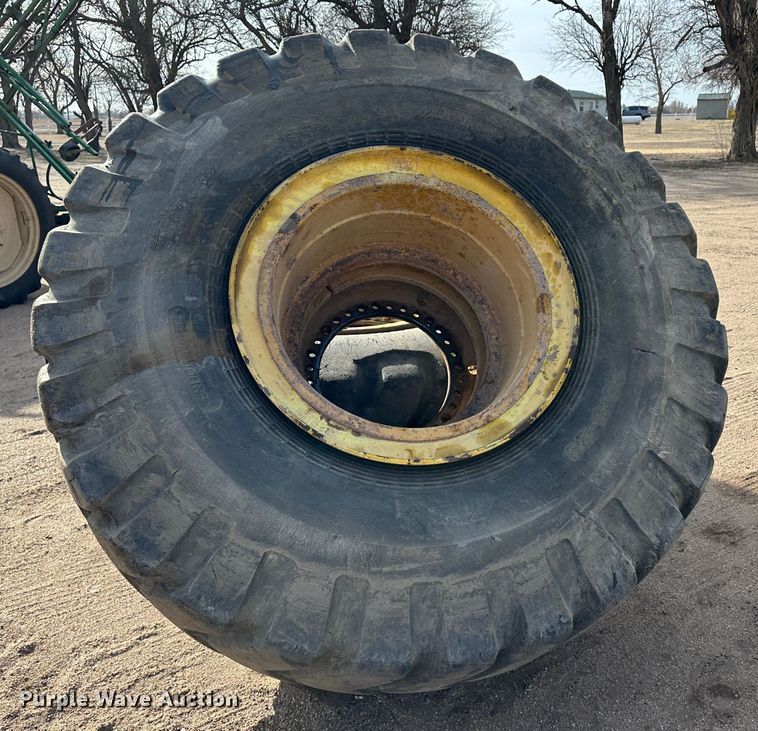 image for item LT9180 (2) 29.5-29 tires and wheels