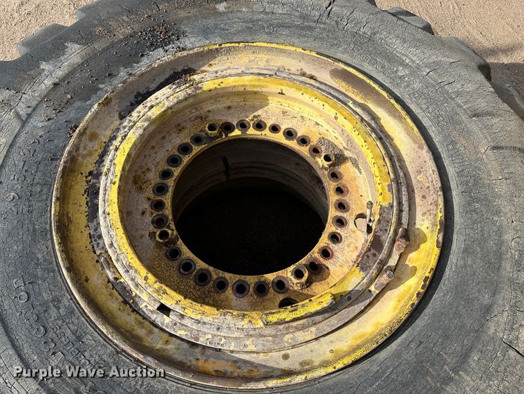 image for item LT9180 (2) 29.5-29 tires and wheels