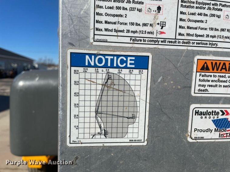 image for item MB9010 2019 Haulotte 5533A  boom lift
