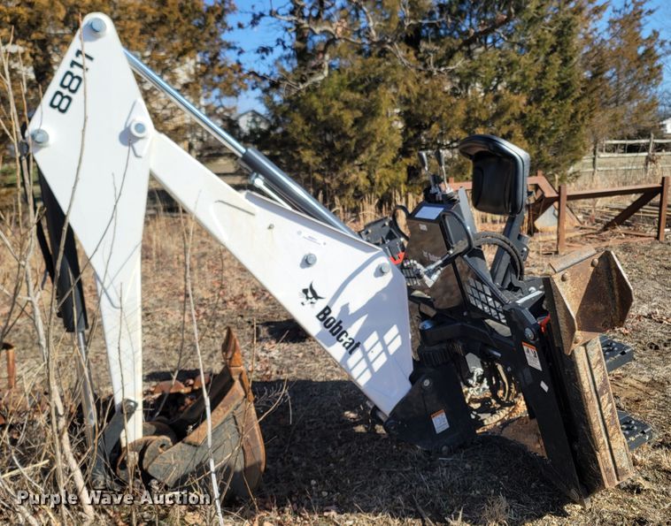 image for item MB9815 Bobcat 8811  skid steer backhoe