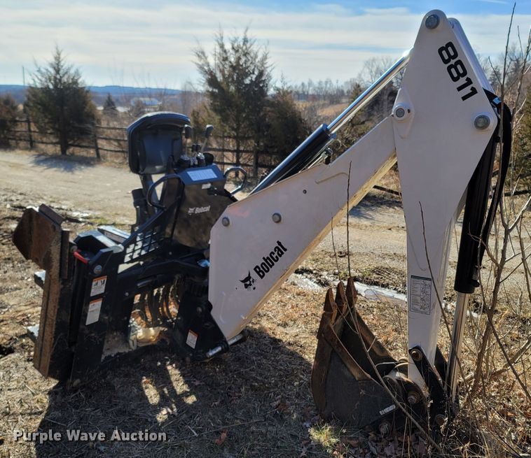 image for item MB9815 Bobcat 8811  skid steer backhoe