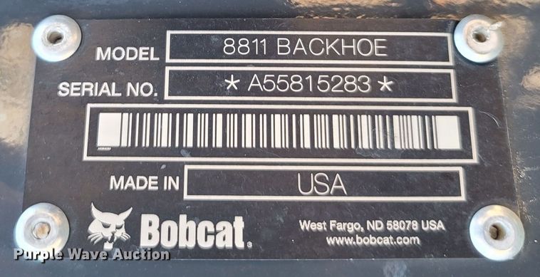 image for item MB9815 Bobcat 8811  skid steer backhoe