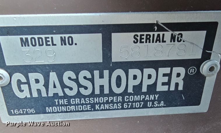 image for item MC9620 Grasshopper 329  ZTR lawn mower