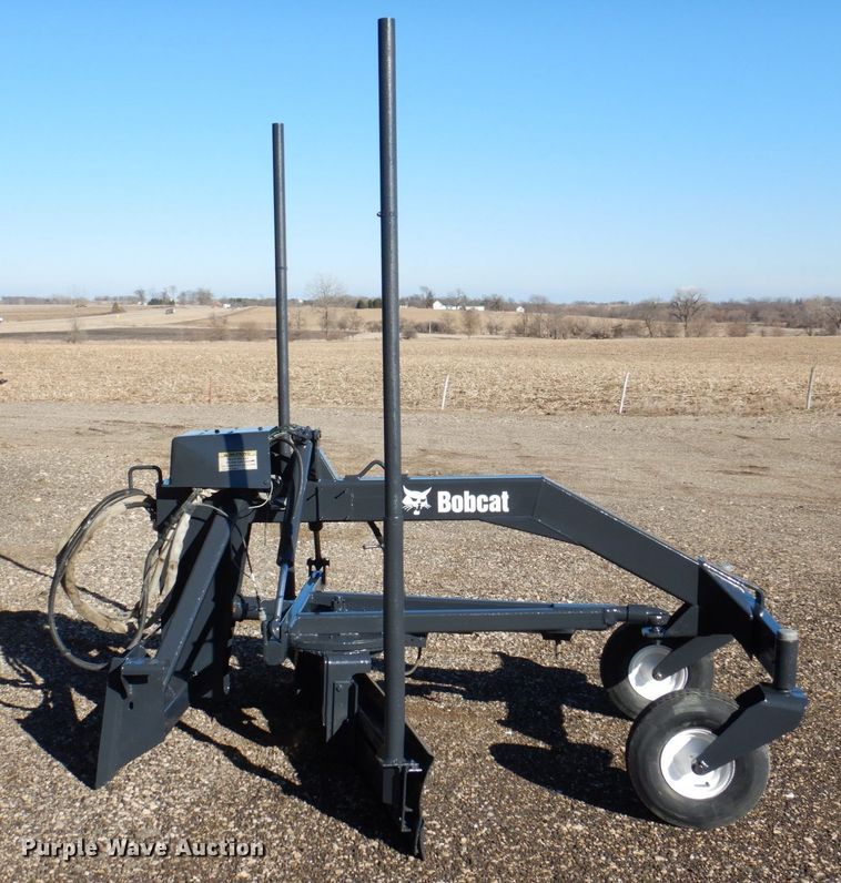 image for item MC9830 Bobcat Grader  84"W skid steer grader