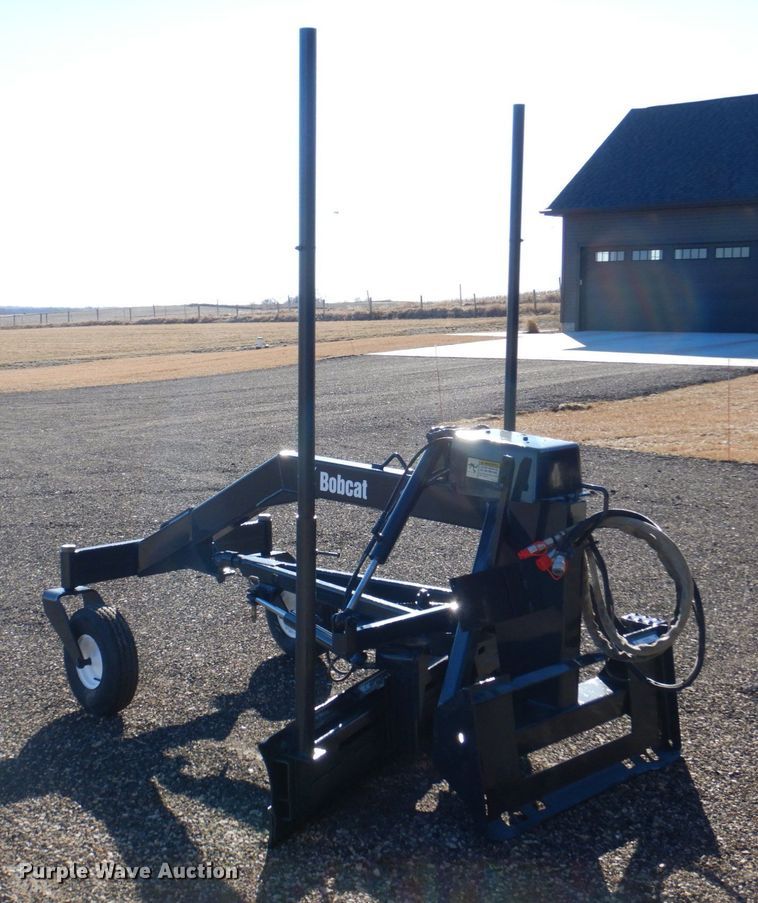 image for item MC9830 Bobcat Grader  84"W skid steer grader