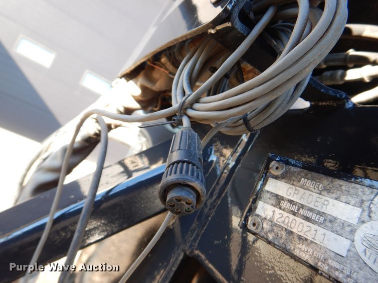 image for item MC9830 Bobcat Grader  84"W skid steer grader