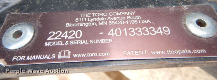 image for item MC9834 Toro 22420  compact utility loader auger