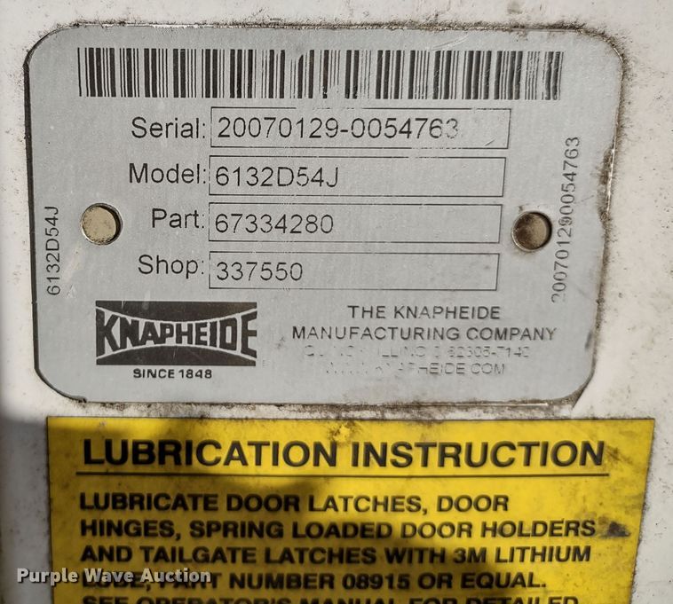 image for item MD9379 2007 Ford F550 Super Duty XL  utility / service truck