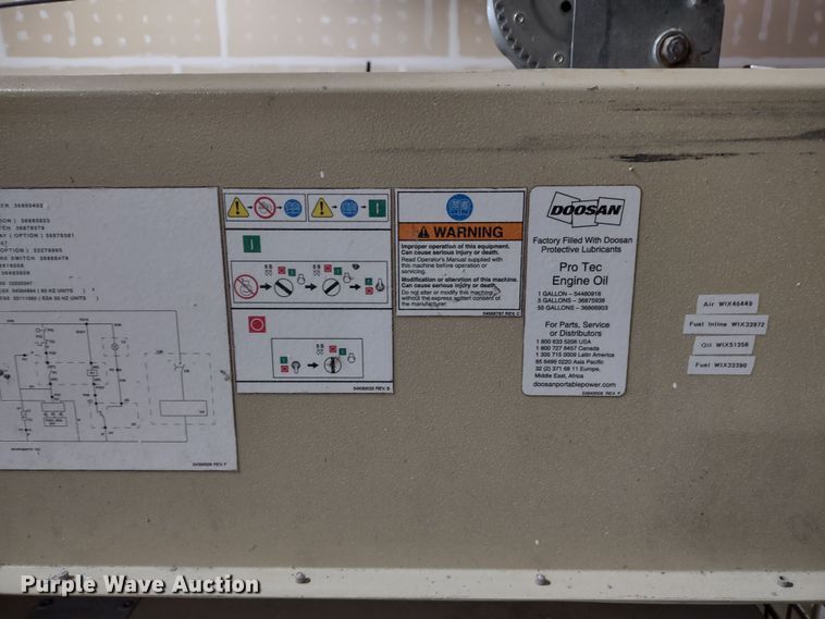 image for item MD9410 2010 Doosan LS60HZT4F  light plant