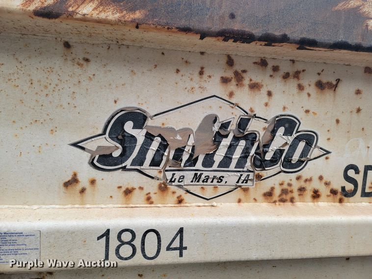 image for item ME9780 2011 Smith Co  side dump trailer