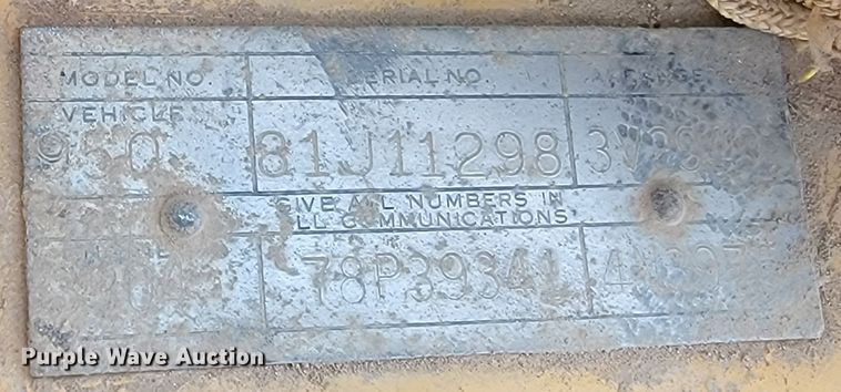 image for item ME9782 1978 Caterpillar 950  wheel loader