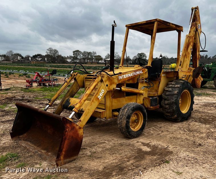 image for item MF9810 International 260  backhoe