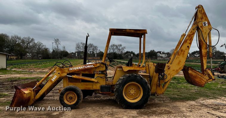 image for item MF9810 International 260  backhoe