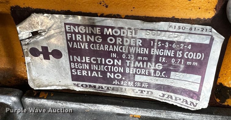 image for item MF9819 Komatsu WA450  wheel loader