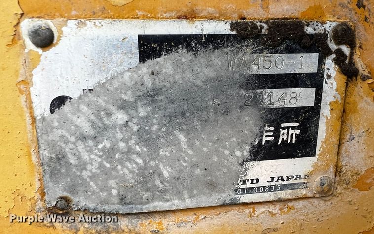 image for item MF9819 Komatsu WA450  wheel loader