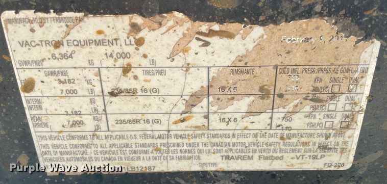 image for item MM9312 2011 Vermeer LP855DT  vacuum excavator