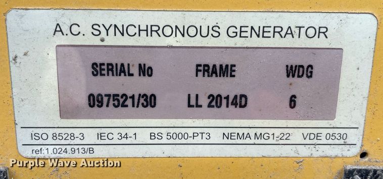 image for item MM9352 1999 Olympian D50P1  generator