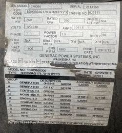 image for item MM9353 Generac 1378395  generator