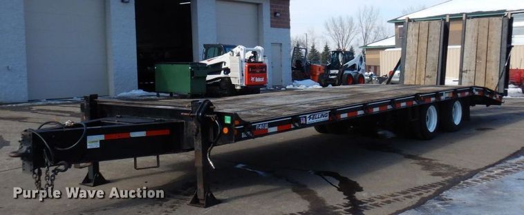 image for item AF9256 2011 Felling FT-40-2LP  paver special trailer