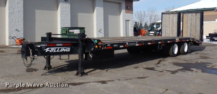 image for item AF9257 2014 Felling FT-40-2LP  paver special trailer