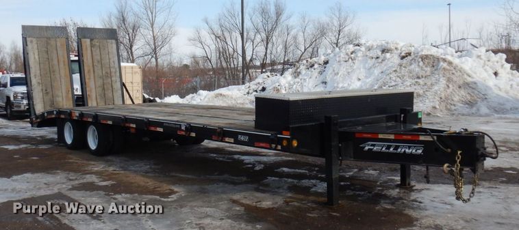 image for item AF9258 2018 Felling FT-40-2LP  equipment trailer