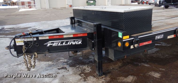 image for item AF9258 2018 Felling FT-40-2LP  equipment trailer