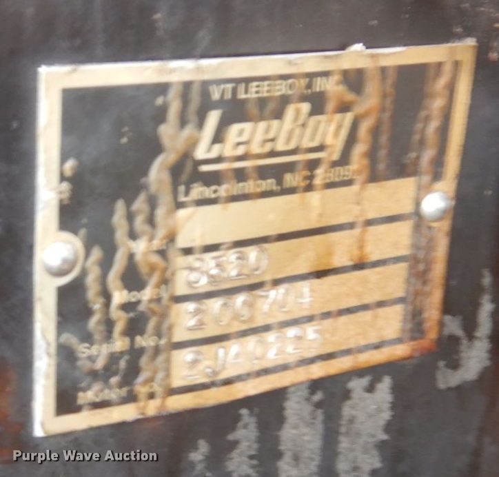 image for item AF9294 2018 Lee Boy 8520  paver