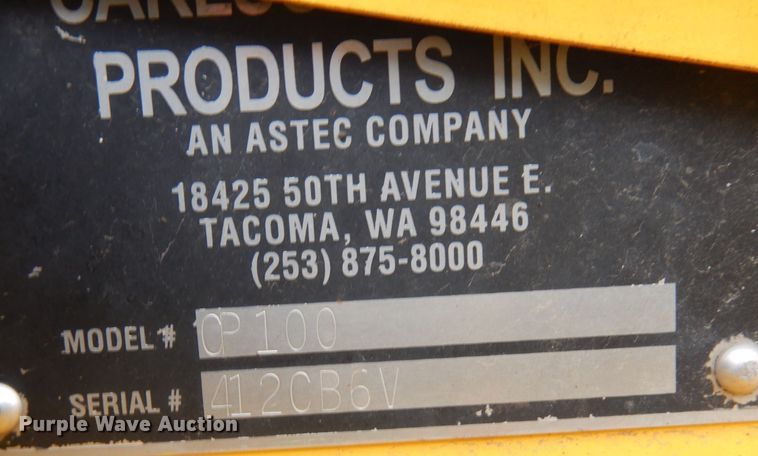 image for item AF9295 2016 Carlson CP100  paver