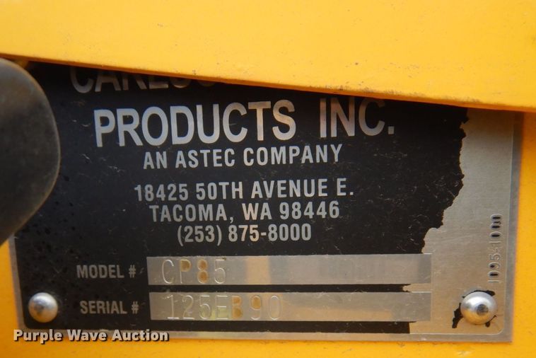 image for item AF9296 2019 Carlson CP85  paver