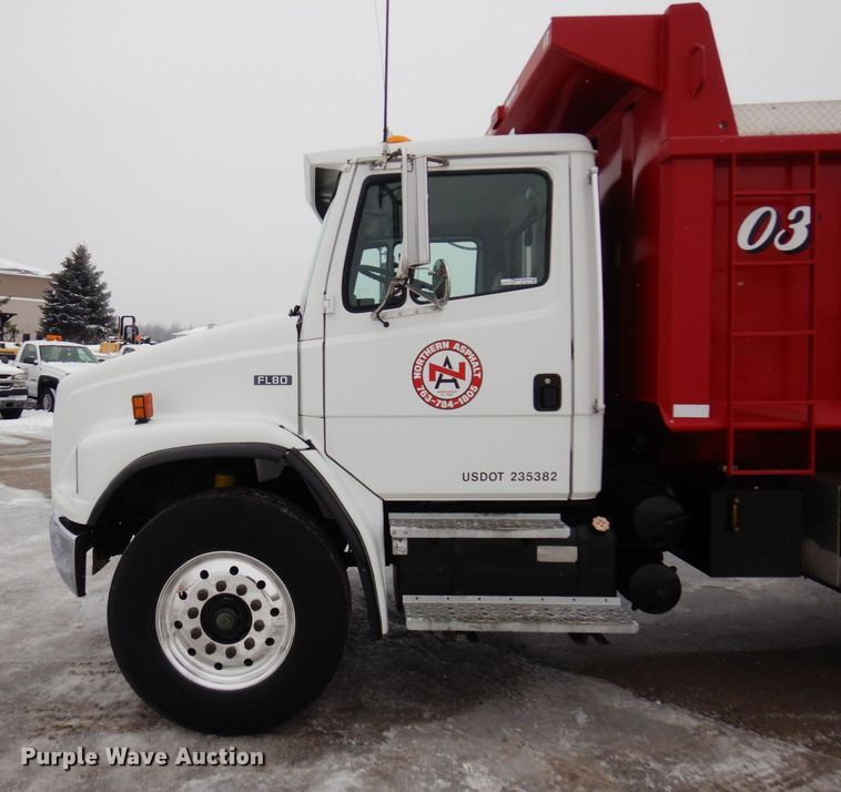 image for item AF9312 2000 Freightliner FL80  dump truck