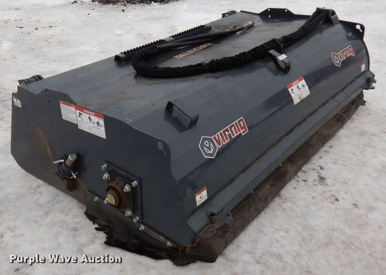 image for item AF9317 Virnig  skid steer sweeper
