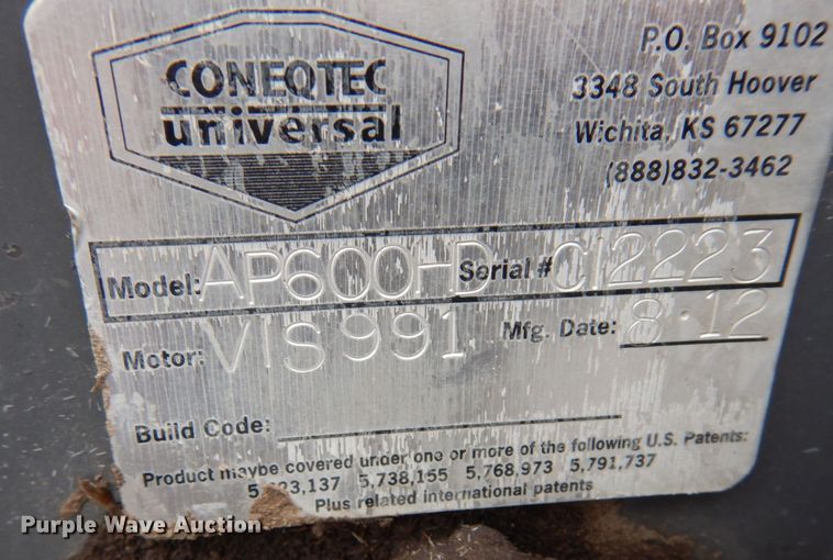 image for item AF9320 Coneqtec Universal AP600D  skid steer cold planer