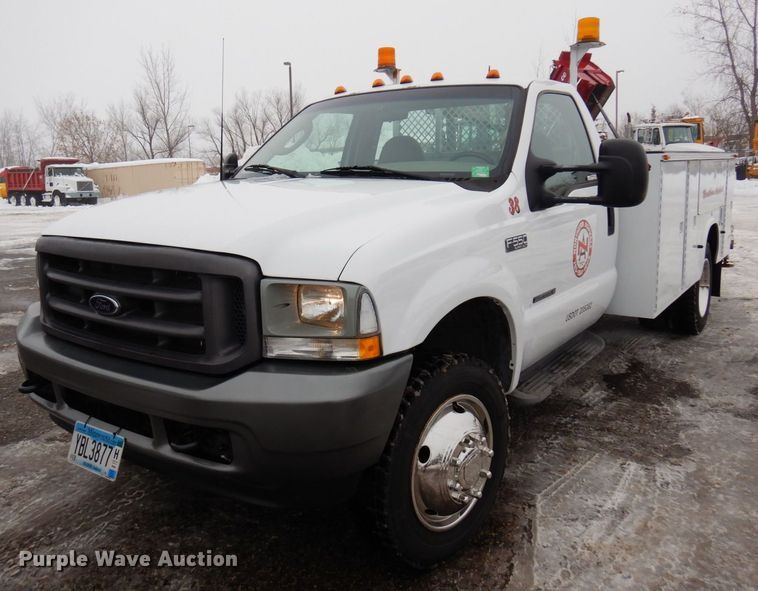 image for item AF9322 2003 Ford F550 Super Duty  utility / service truck