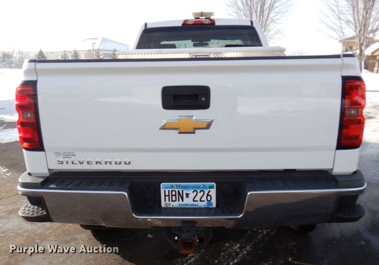 image for item AF9333 2015 Chevrolet Silverado 2500HD  Double Cab pickup truck