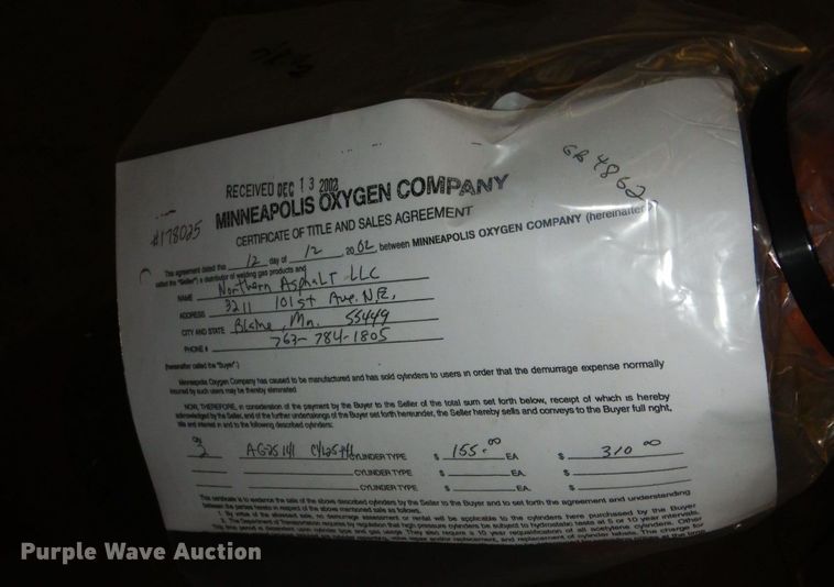 image for item DQ7282 Argon tank