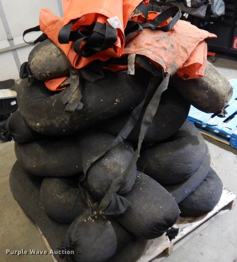 image for item DQ7291 Approximately 150' of erosion control straw logs