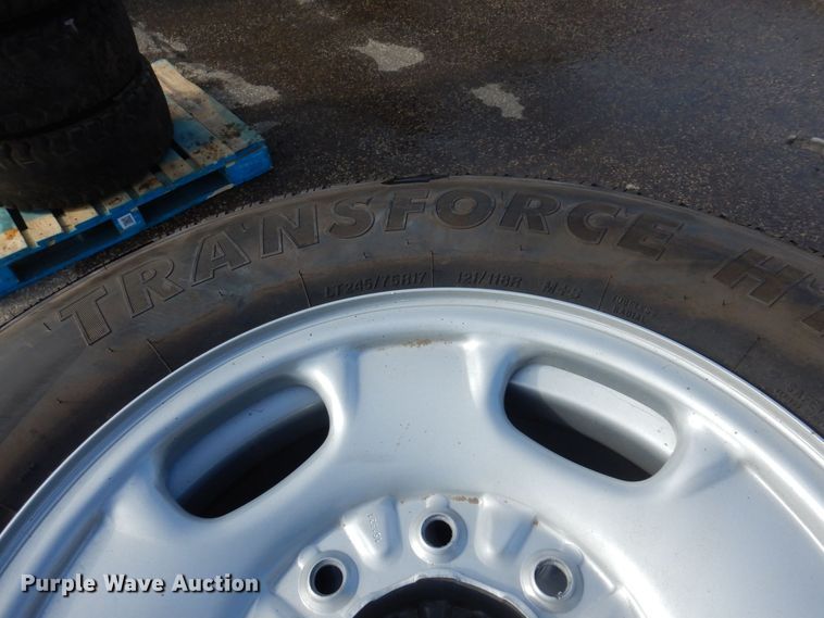 image for item DQ7296 (4) Firestone LT245/75R17 tires and wheels