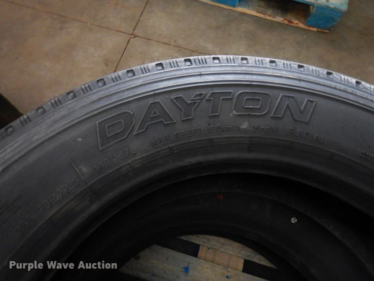 image for item DQ7299 (2) Constellation 255/70R22.5 tires