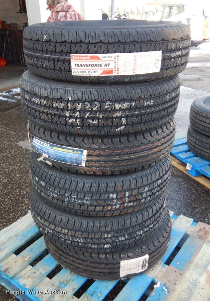 image for item DQ7306 (6) LT225/75R15 tires
