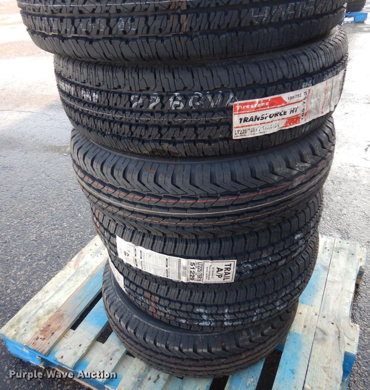image for item DQ7306 (6) LT225/75R15 tires