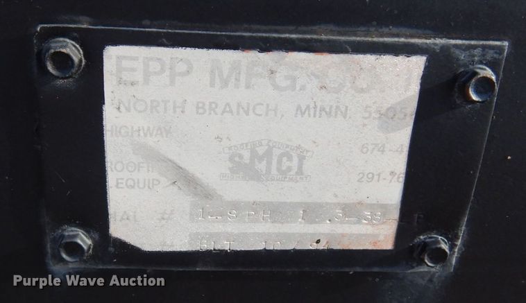 image for item KU9729 1994 Stepp MFG SPH1.3  asphalt premix trailer