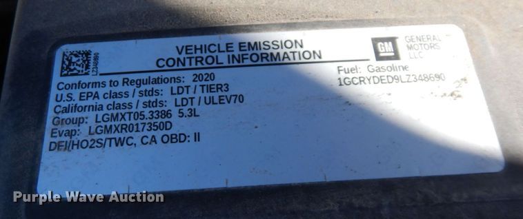 image for item KU9730 2020 Chevrolet Silverado 1500 LT  Double Cab pickup truck